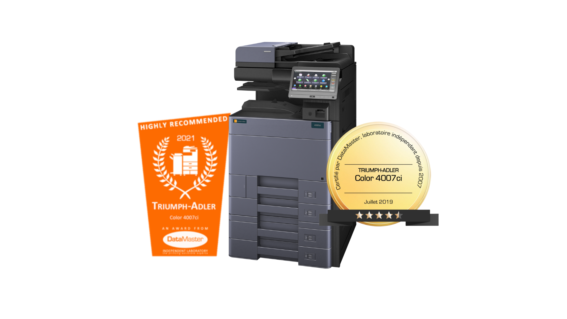 TRIUMPH ADLER 4007CI HEAVY DUTY A3 COLOUR MULTIFUNCTION OFFICE visual data 6